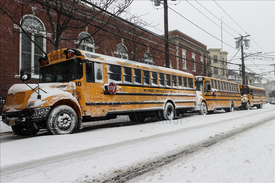 Snowstorm in New Jersey 