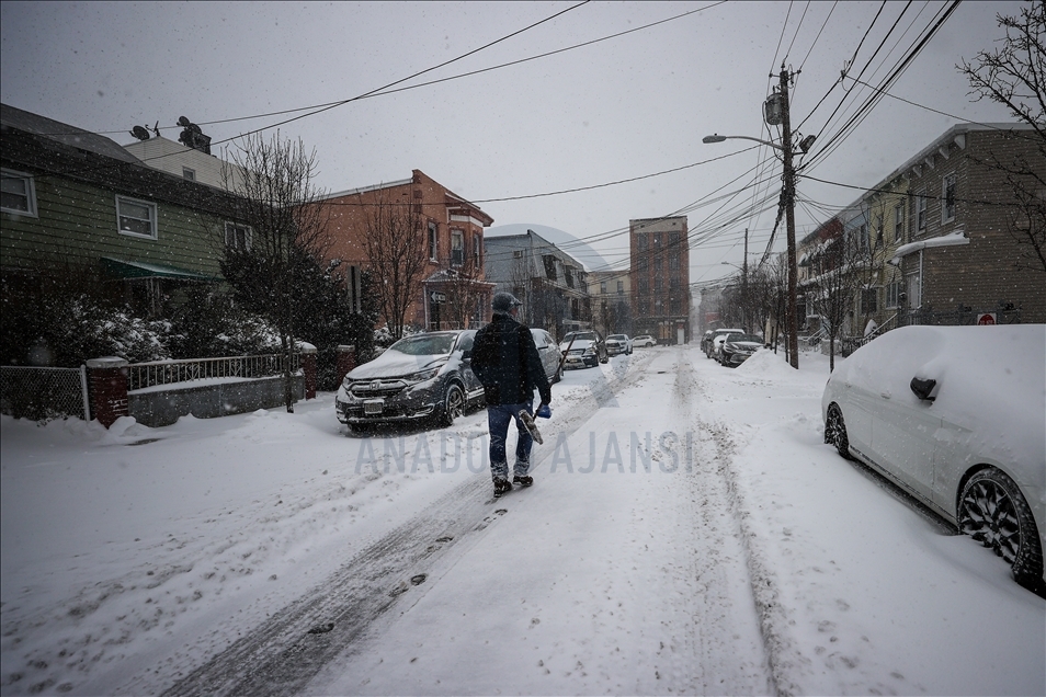Snowstorm in New Jersey 