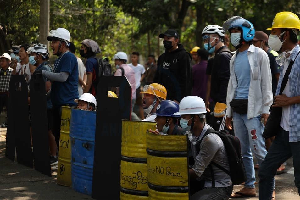 Anti-coup protests continue in Myanmar