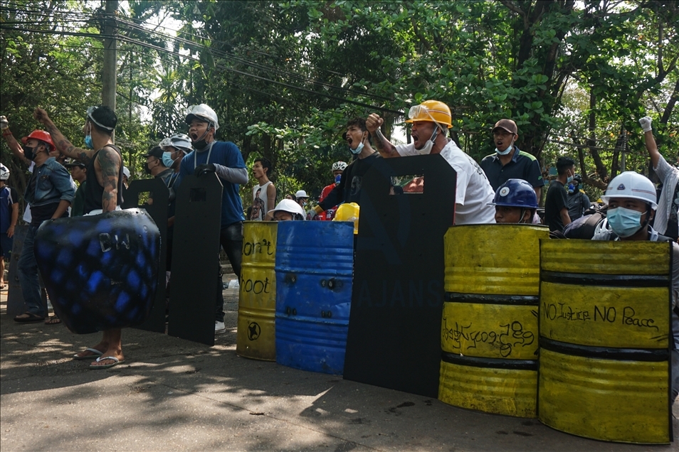 Anti-coup protests continue in Myanmar