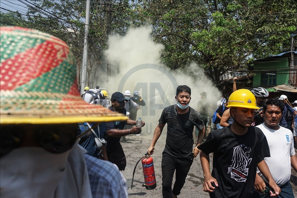 Anti-coup protests continue in Myanmar
