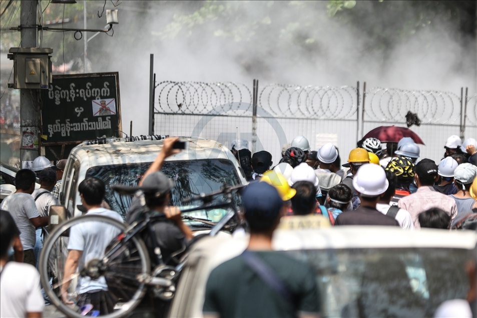 Anti-coup protests continue in Myanmar
