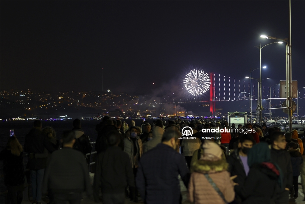 New Year celebrations in Istanbul