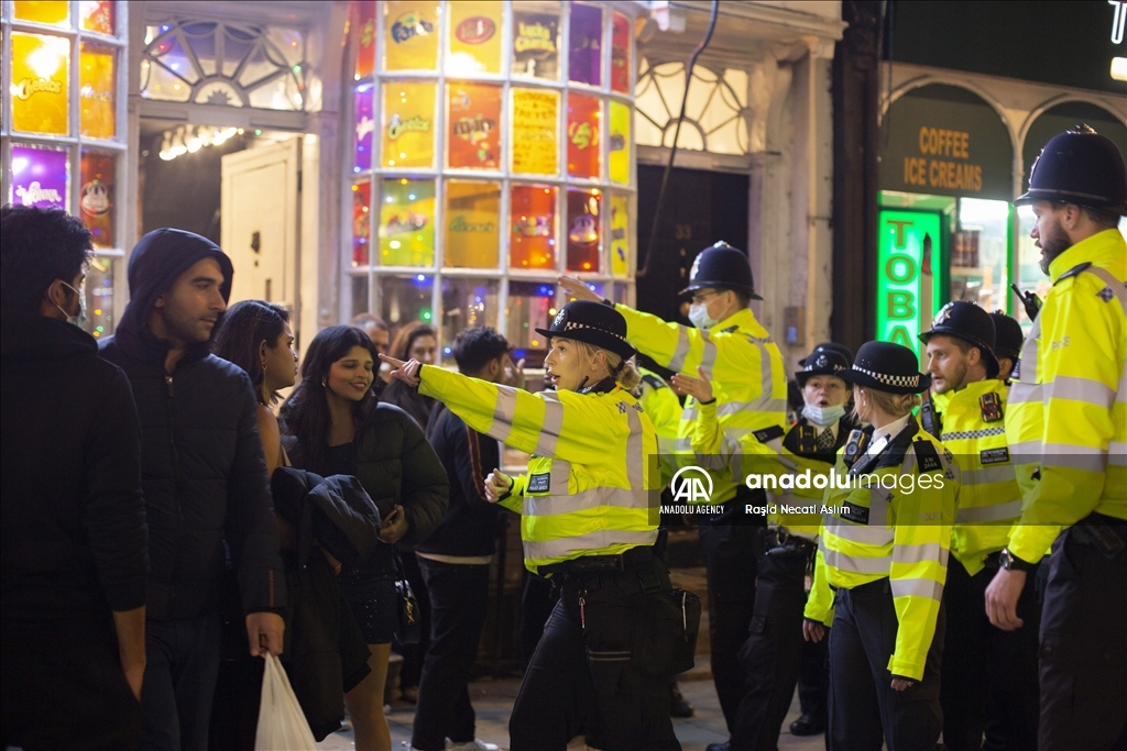 New Year celebrations in London