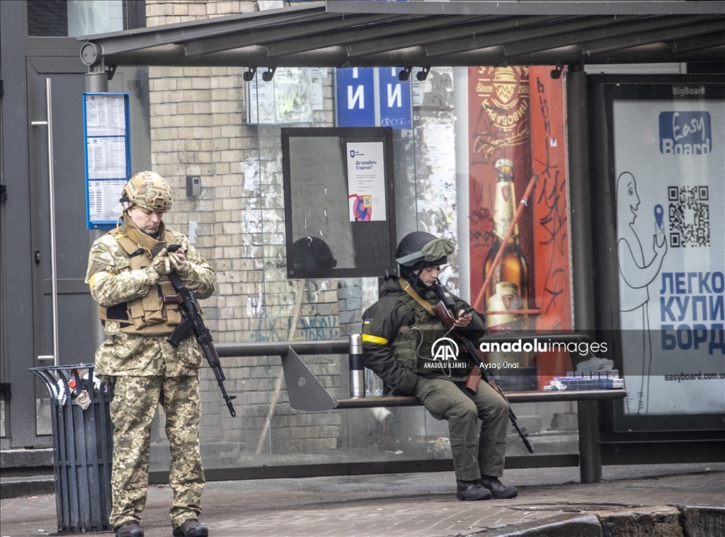 Rusya'nın saldırısı altındaki Kiev