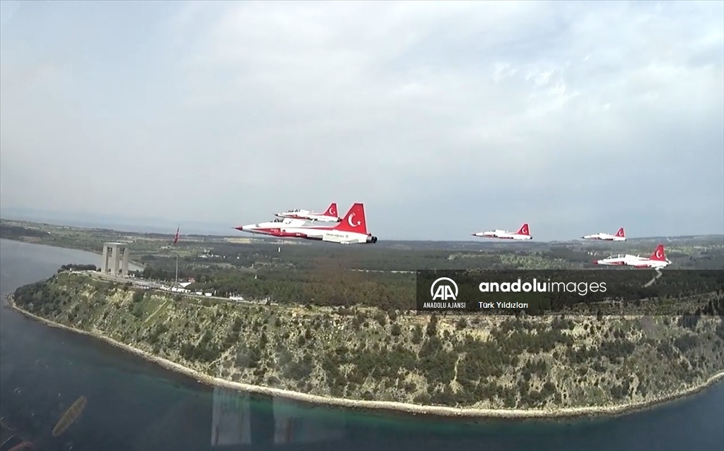 "Türk Yıldızları"nın kokpitinden Türkiye