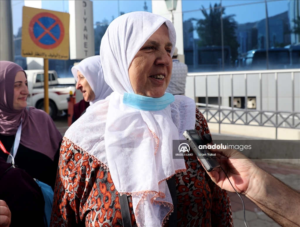 Hacı adaylarının Arafat heyecanı