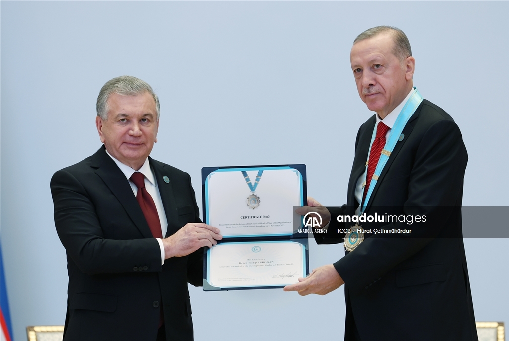 رئیس‌جمهور ترکیه شایسته دریافت «نشان عالی جهان تُرک» شد