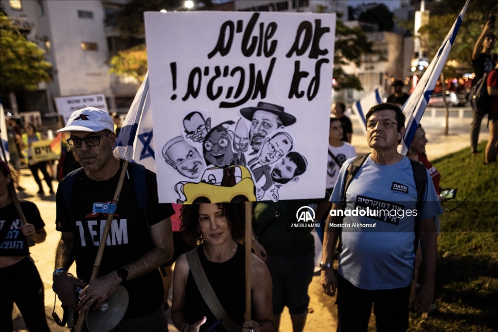 İsrail'de "yargı reformu" protestoları 36. haftada da devam etti