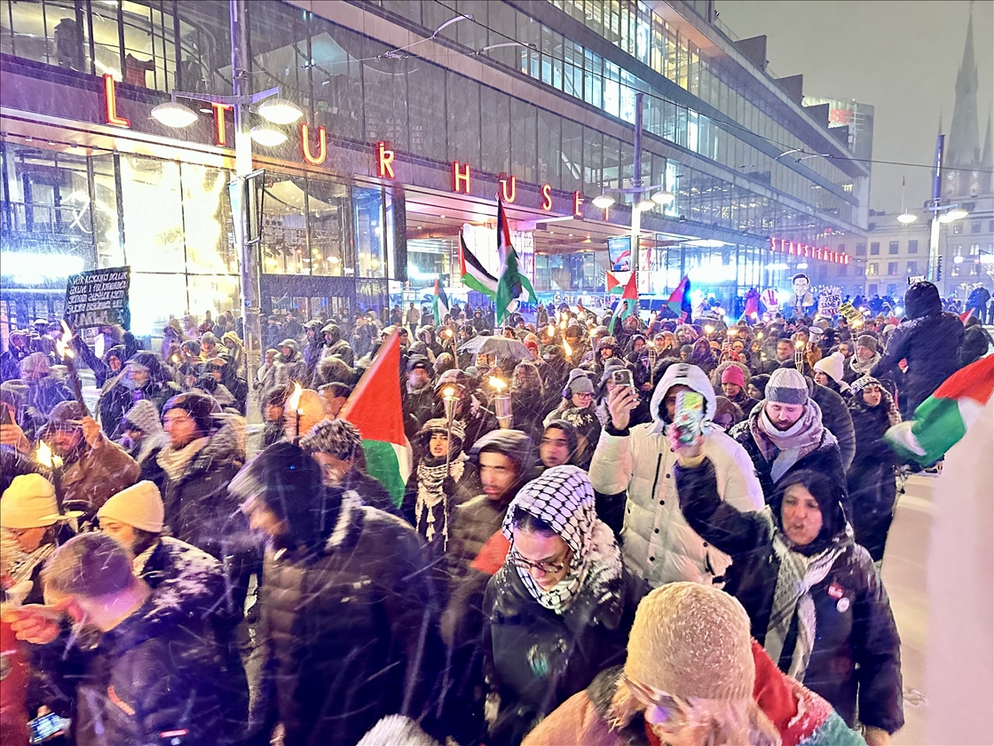 للتظاهر دعما لغزة.. مئات السويديين يلغون احتفالات رأس السنة