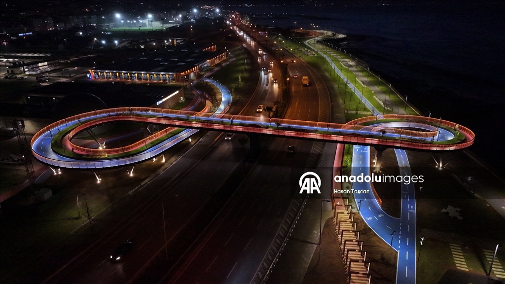 تركيا.. جسر بيئي في طرابزون يضفي بُعدا جديدا لمفهوم النقل المستدام