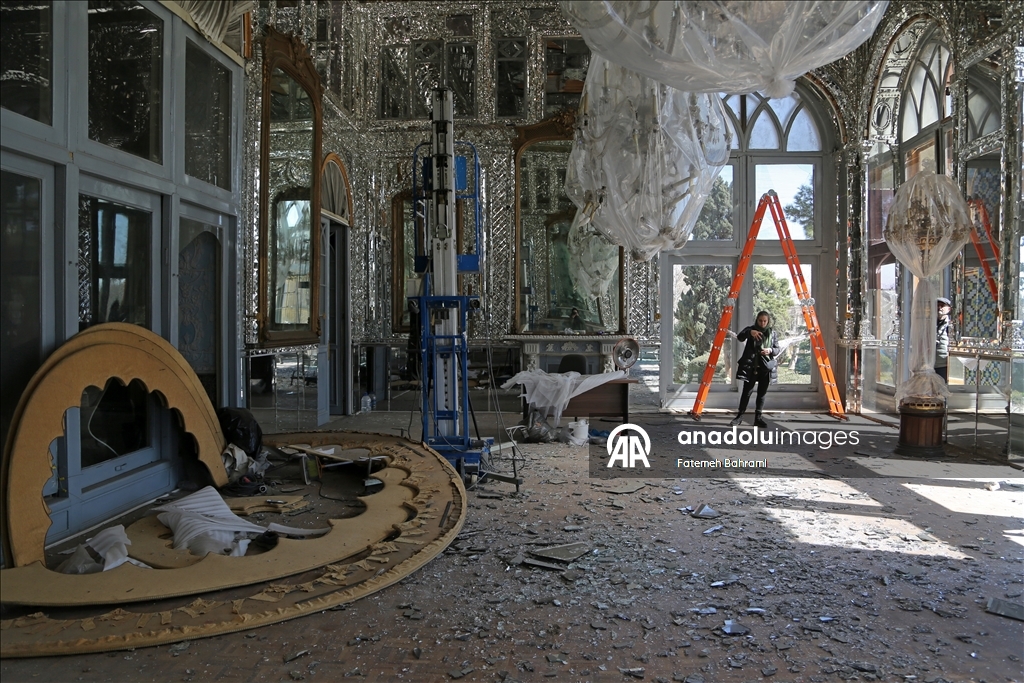 AA ekibi, İsrail ve ABD’nin Tahran’daki saldırılarında hasar gören Gülistan Sarayı’nı görüntüledi