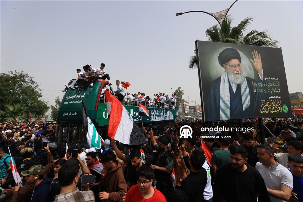 بغداد.. استقبال حافل للمنتخب الوطني