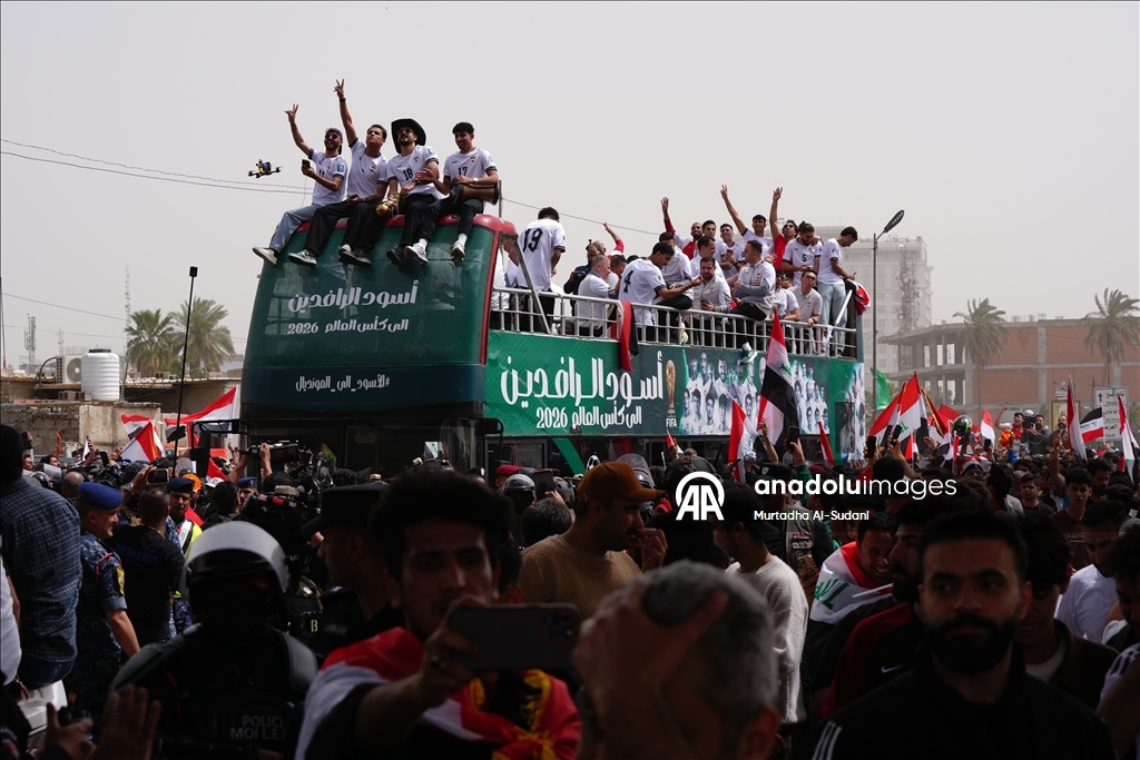 بغداد.. استقبال حافل للمنتخب الوطني