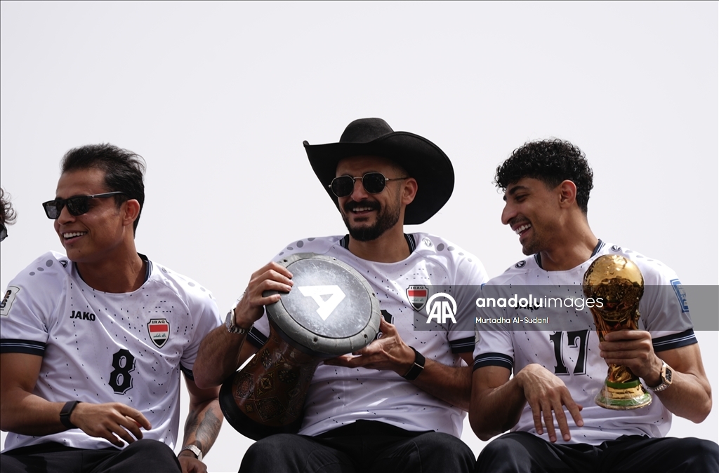 بغداد.. استقبال حافل للمنتخب الوطني