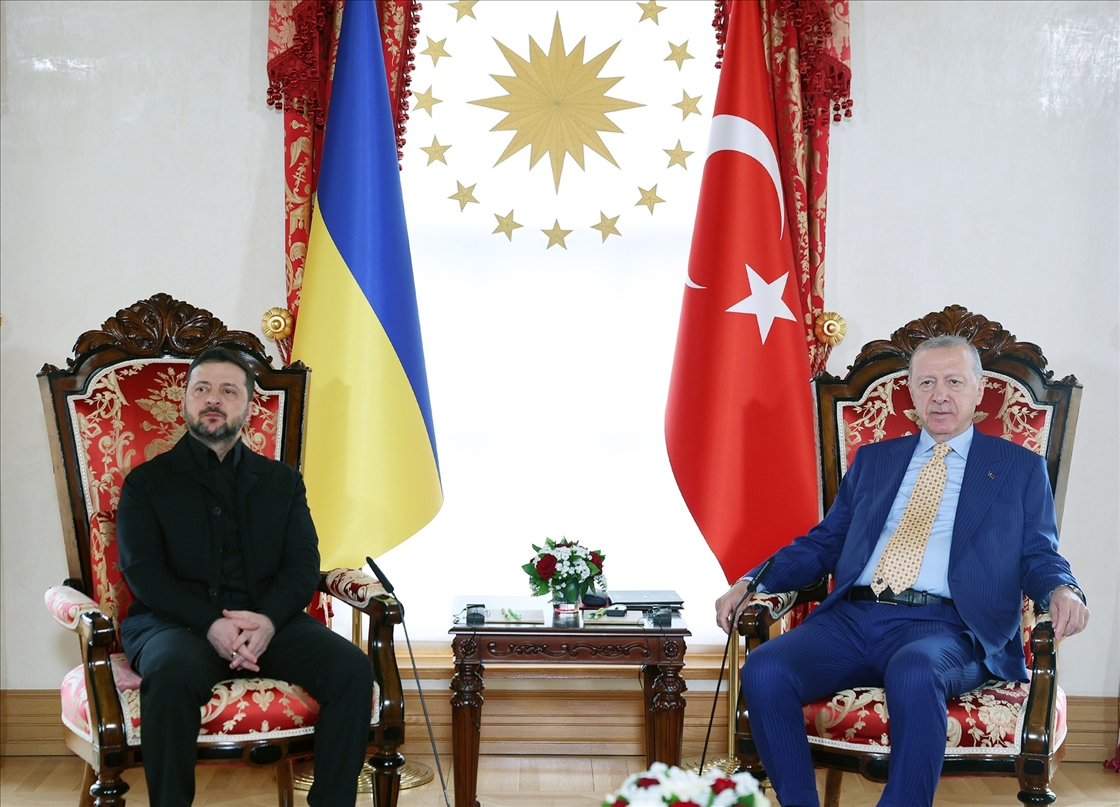 Cumhurbaşkanı Erdoğan, Ukrayna Devlet Başkanı Zelenskiy ile görüştü