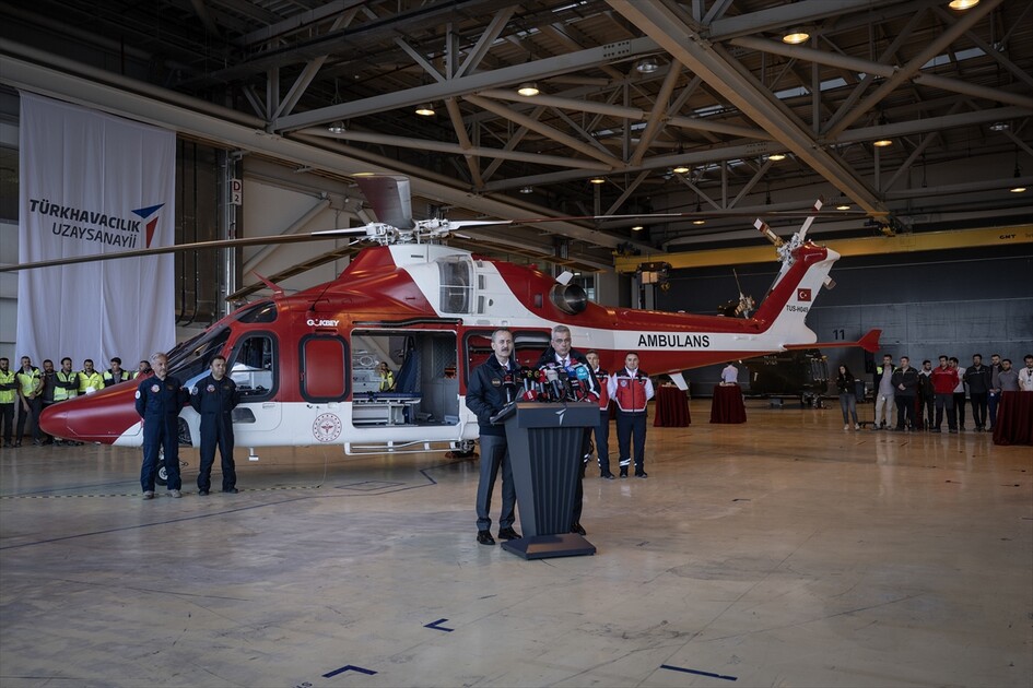 Hava ambulans filosuna dahil olacak GÖKBEY'in teslimatı için geri sayım başladı