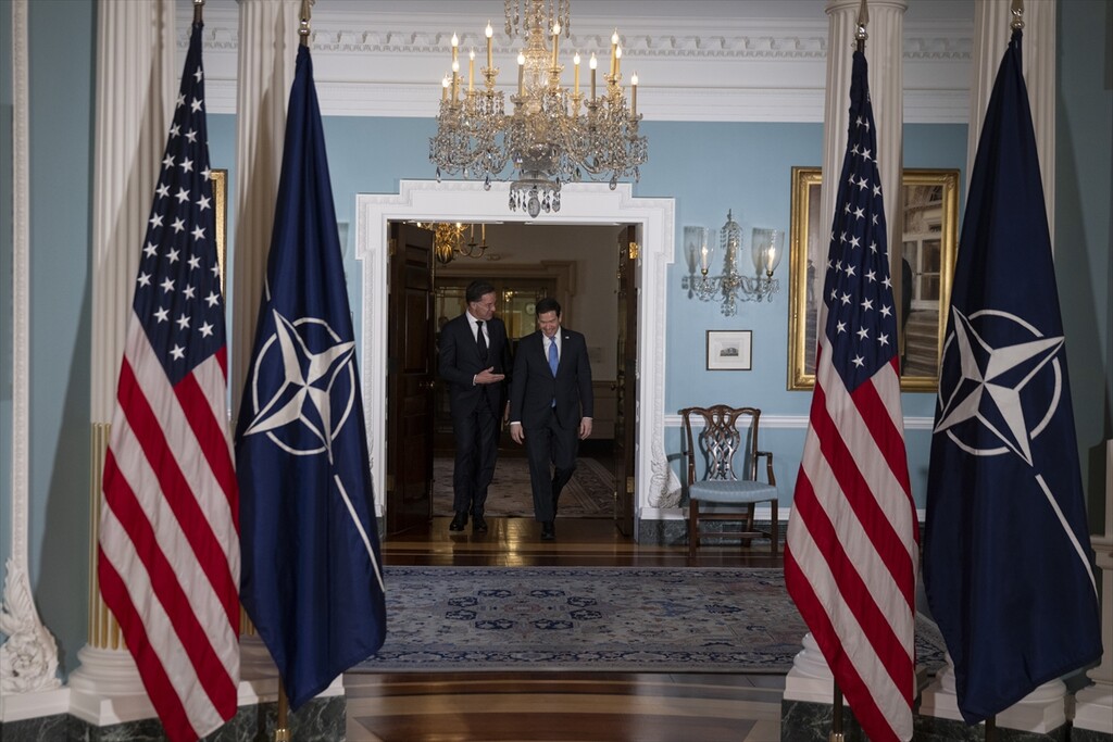Marco Rubio meets with Secretary General of NATO Mark Rutte in ...