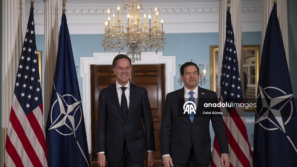 Marco Rubio meets with Secretary General of NATO Mark Rutte in ...