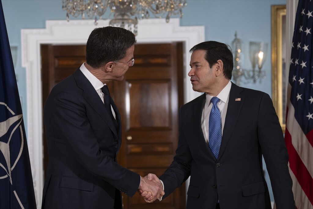 Marco Rubio meets with Secretary General of NATO Mark Rutte in ...
