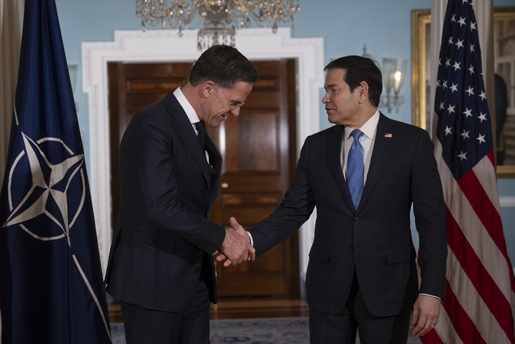 Marco Rubio meets with Secretary General of NATO Mark Rutte in ...