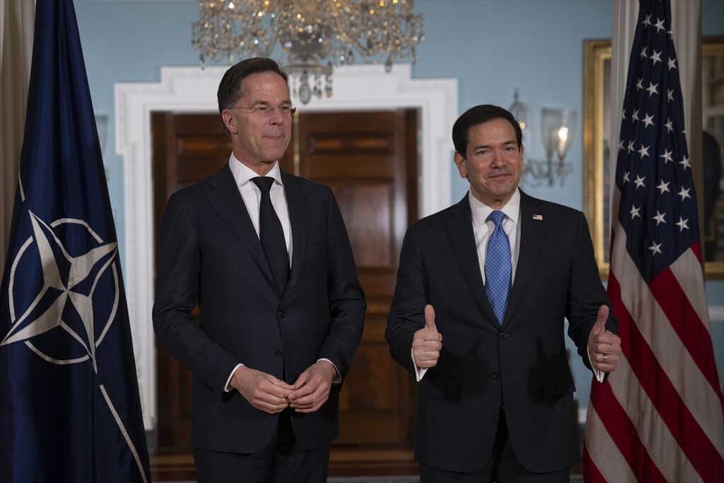Marco Rubio meets with Secretary General of NATO Mark Rutte in ...