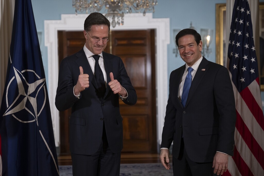 Marco Rubio meets with Secretary General of NATO Mark Rutte in ...