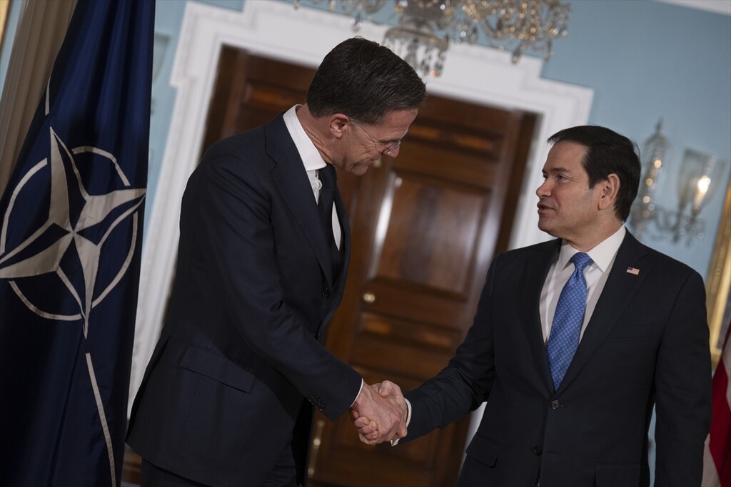 Marco Rubio meets with Secretary General of NATO Mark Rutte in ...