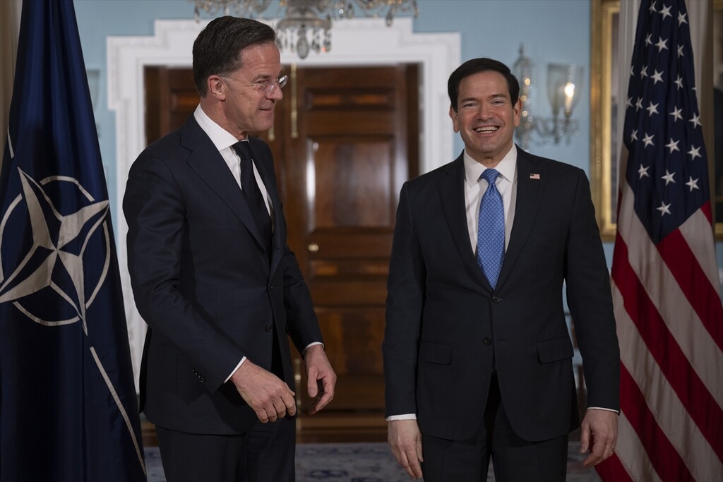 Marco Rubio meets with Secretary General of NATO Mark Rutte in ...