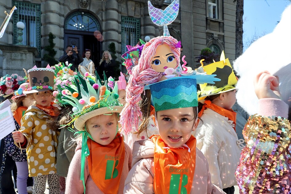 U Nišu održana „Šeširijada“, prolećni karneval dečjih šešira