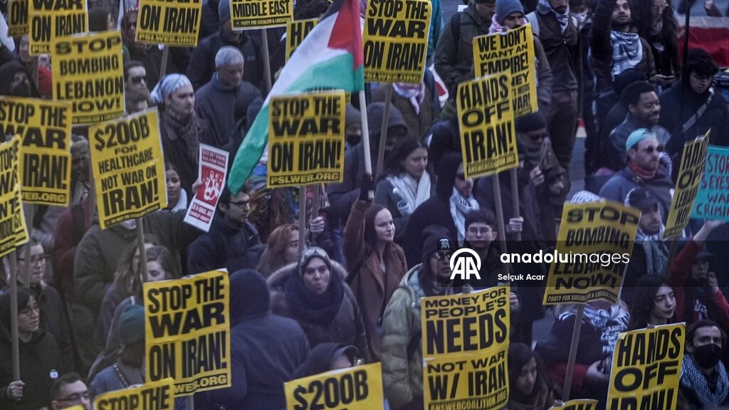 ABD ve İsrail’in Lübnan, İran ve Gazze’ye yönelik saldırıları ABD'de protesto edildi