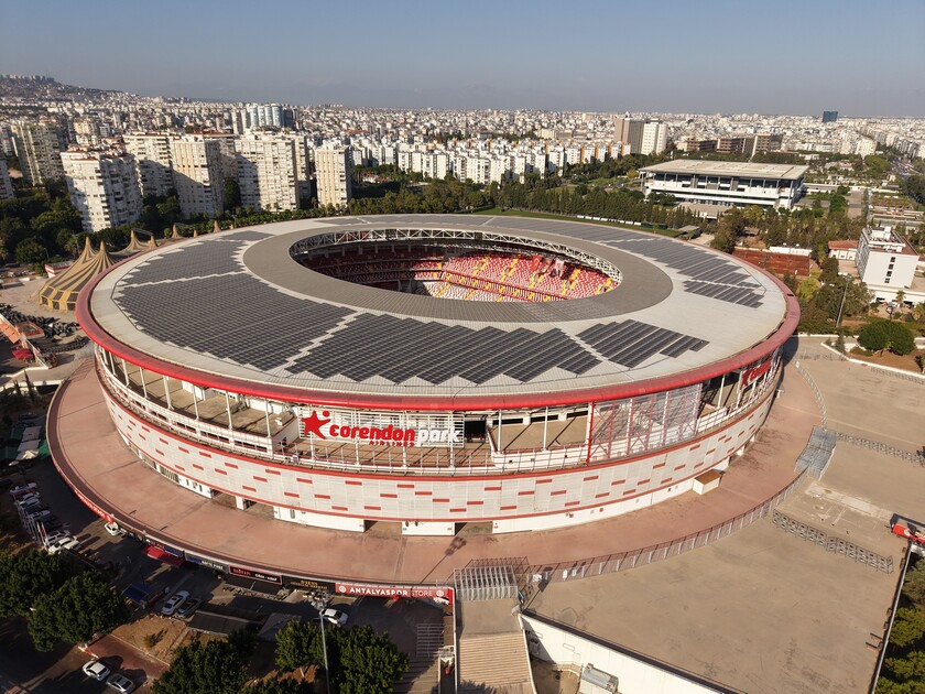 Trendyol Süper Lig statları havadan görüntülendi