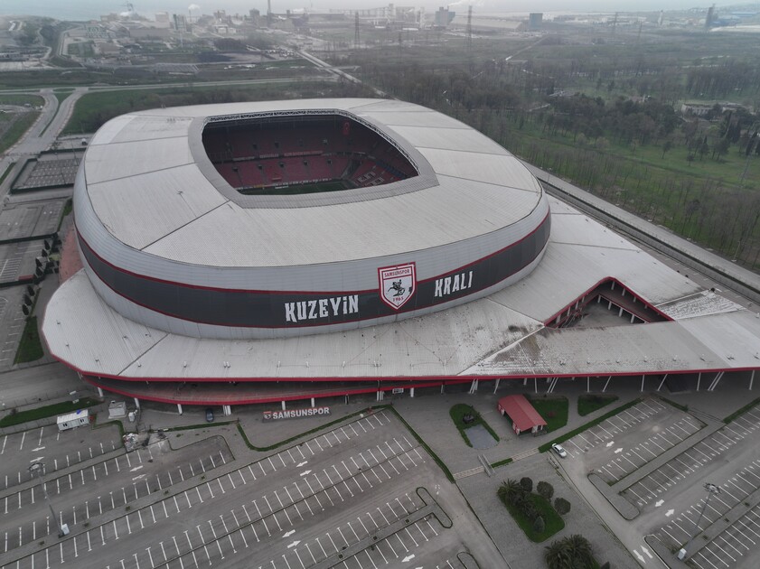 Trendyol Süper Lig statları havadan görüntülendi