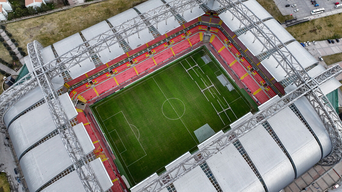 Trendyol Süper Lig statları havadan görüntülendi