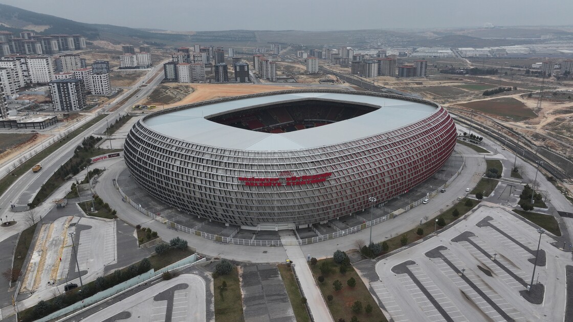 Trendyol Süper Lig statları havadan görüntülendi