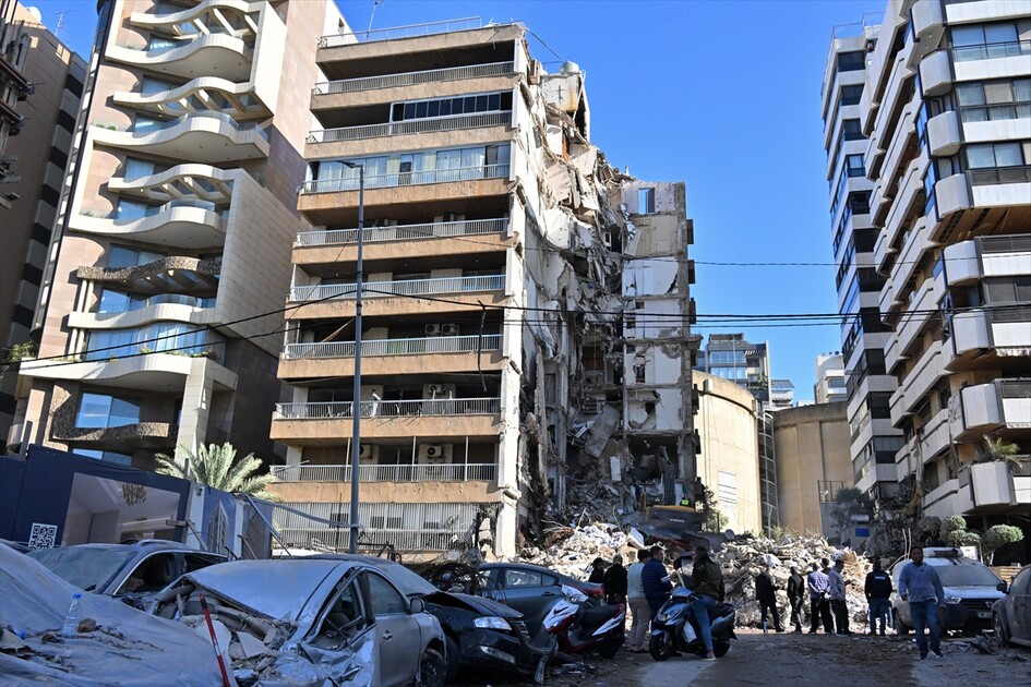 Появились кадры разрушений в районе Телль - Хаят в Бейруте