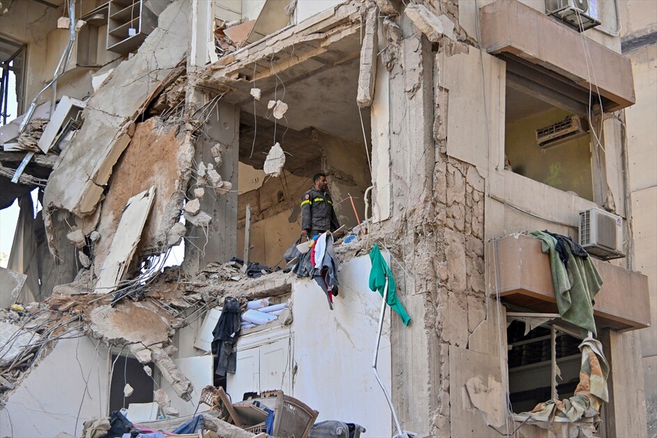 Появились кадры разрушений в районе Телль - Хаят в Бейруте