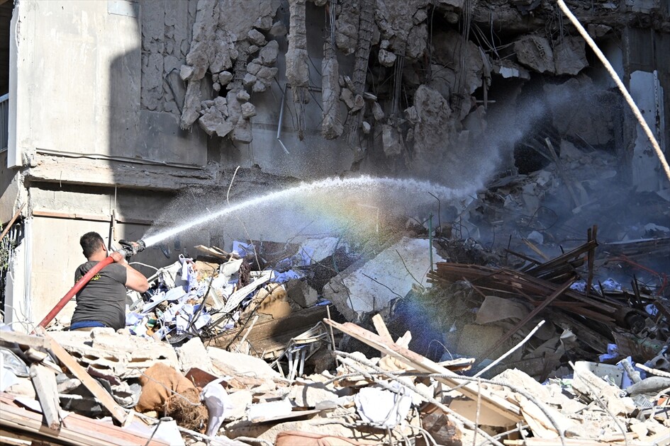 Появились кадры разрушений в районе Телль - Хаят в Бейруте