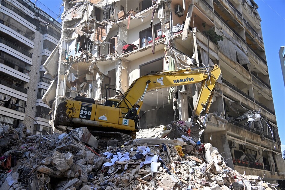 Появились кадры разрушений в районе Телль - Хаят в Бейруте