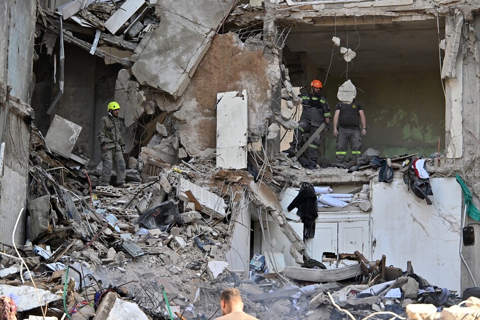 Появились кадры разрушений в районе Телль - Хаят в Бейруте