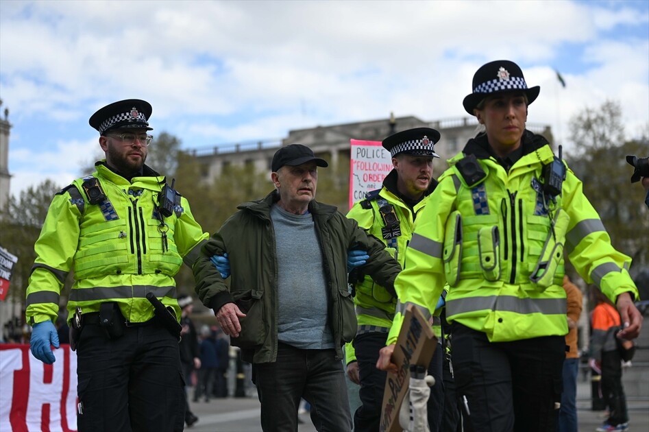Londra’da Palestine Action Yasağına Karşı Protesto düzenlendi