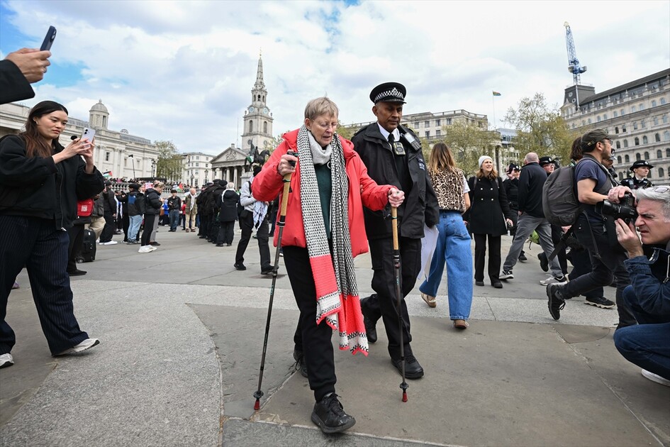 Londra’da Palestine Action Yasağına Karşı Protesto düzenlendi