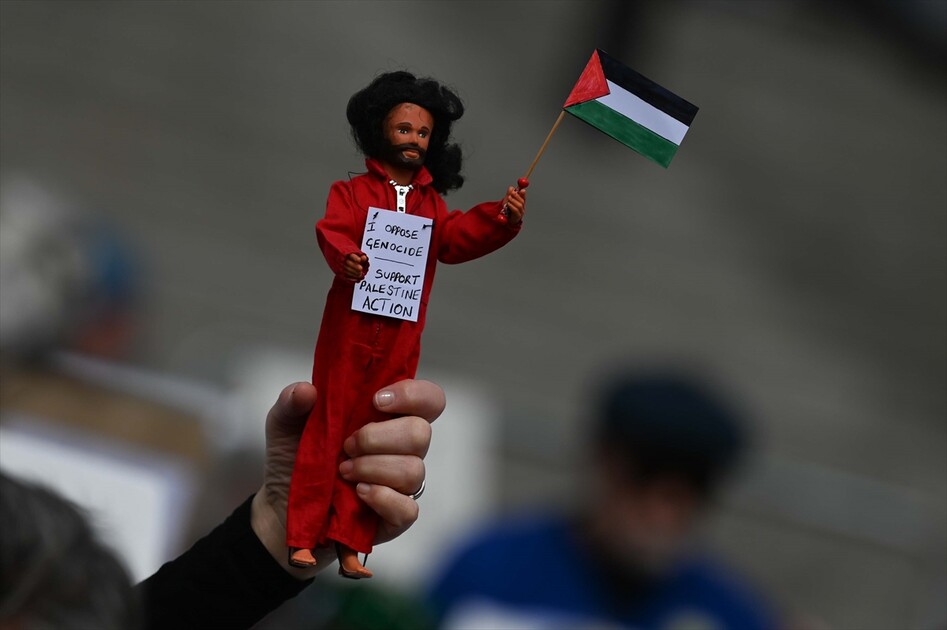 Londra’da Palestine Action Yasağına Karşı Protesto düzenlendi