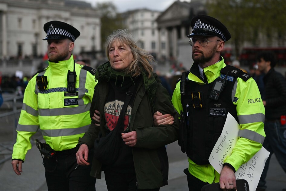 Londra’da Palestine Action Yasağına Karşı Protesto düzenlendi