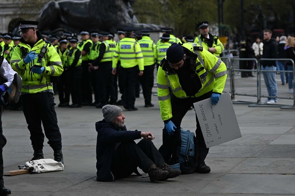 Londra’da Palestine Action Yasağına Karşı Protesto düzenlendi