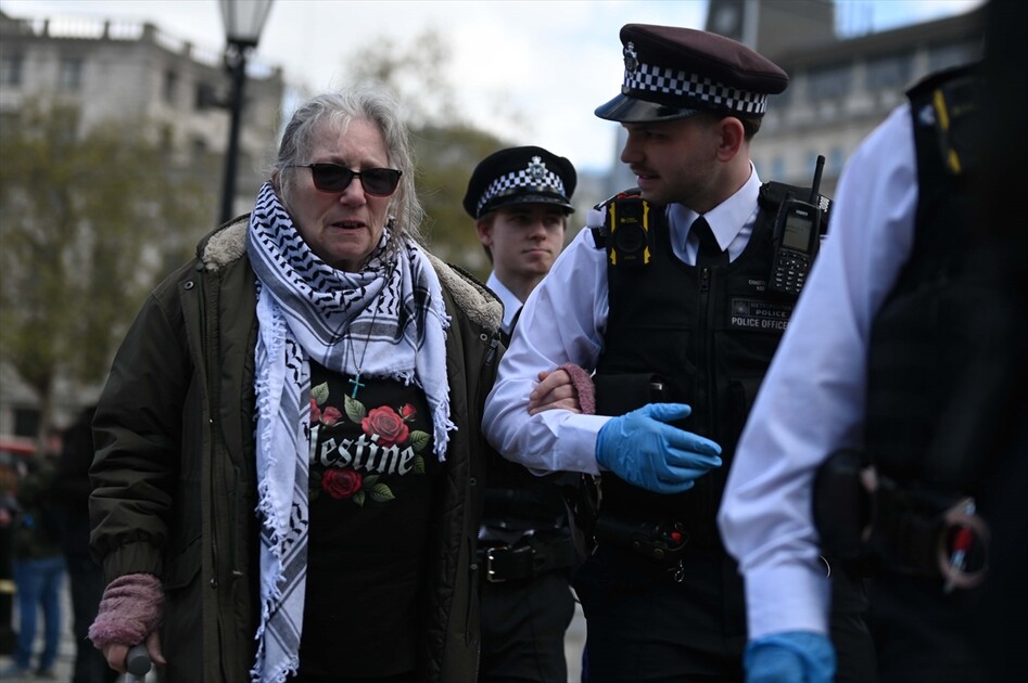 Londra’da Palestine Action Yasağına Karşı Protesto düzenlendi
