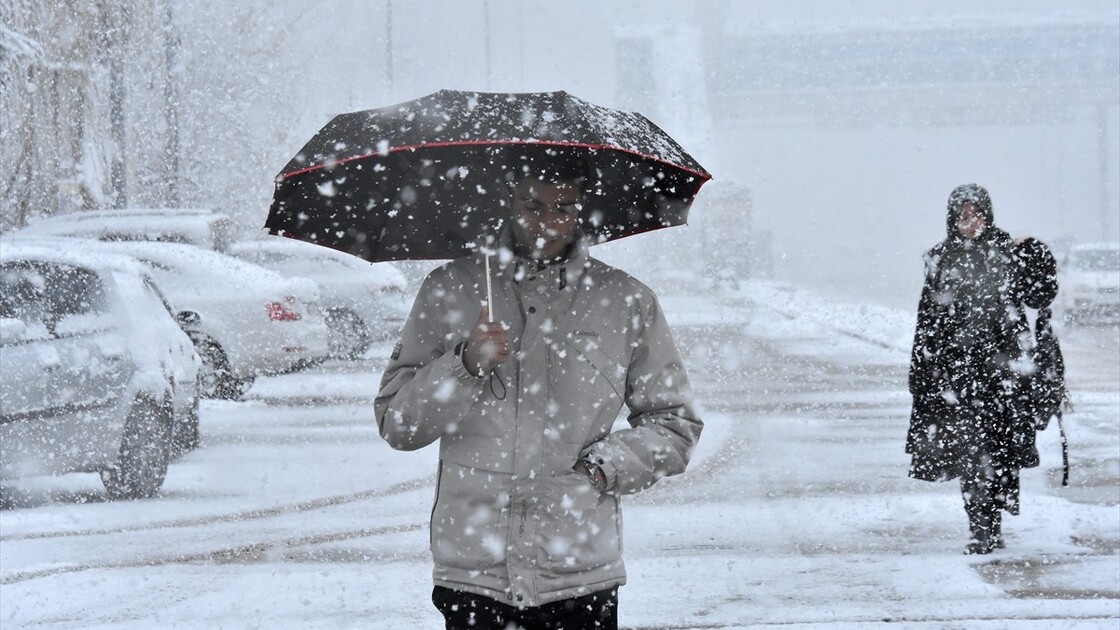 Van'da kar yağışı