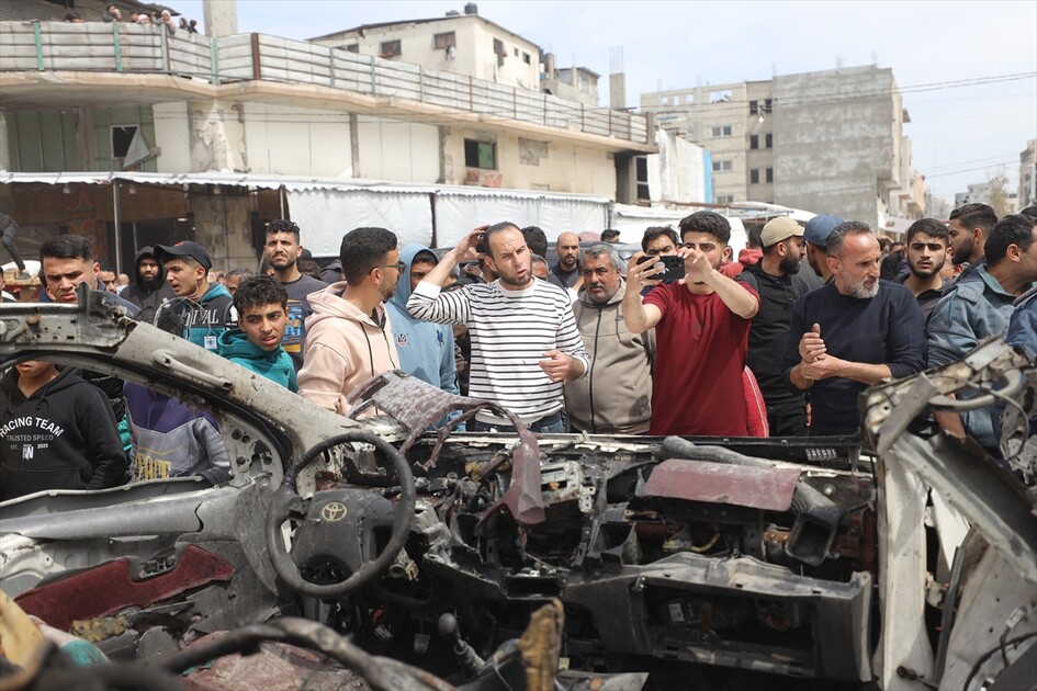 Israeli airstrike on police vehicle kills 4 in Gaza