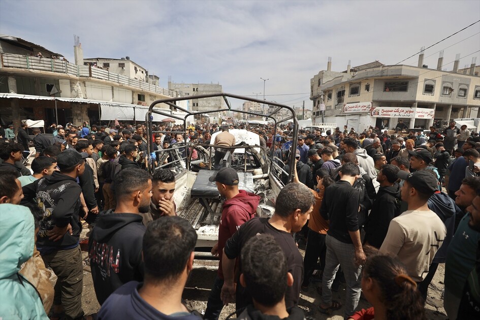 Israeli airstrike on police vehicle kills 4 in Gaza