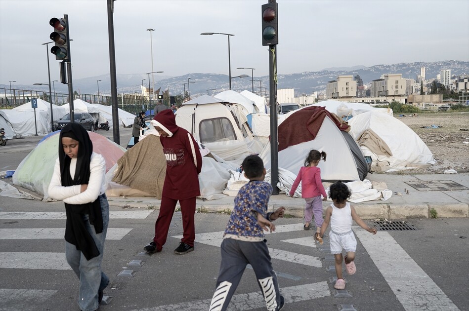Displaced civilians struggle to survive in Beirut amid ongoing attacks
